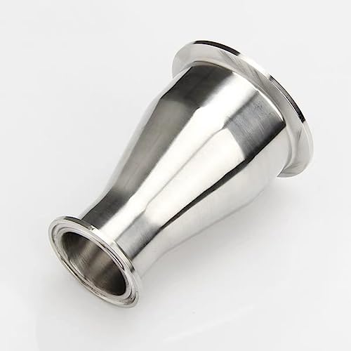 Reductor de triple abrazadera SS304: conector de acero inoxidable para tuberías sanitarias 3
