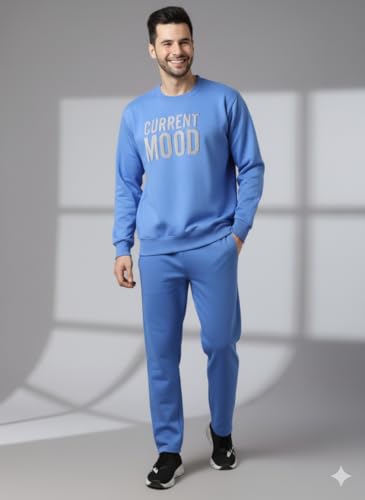 Image of Mack Jonney Graphic Print Track Suit for men | Co-ord Set | Warm Fleece Tracksuit Set | Full Sleeve Sweatshirt