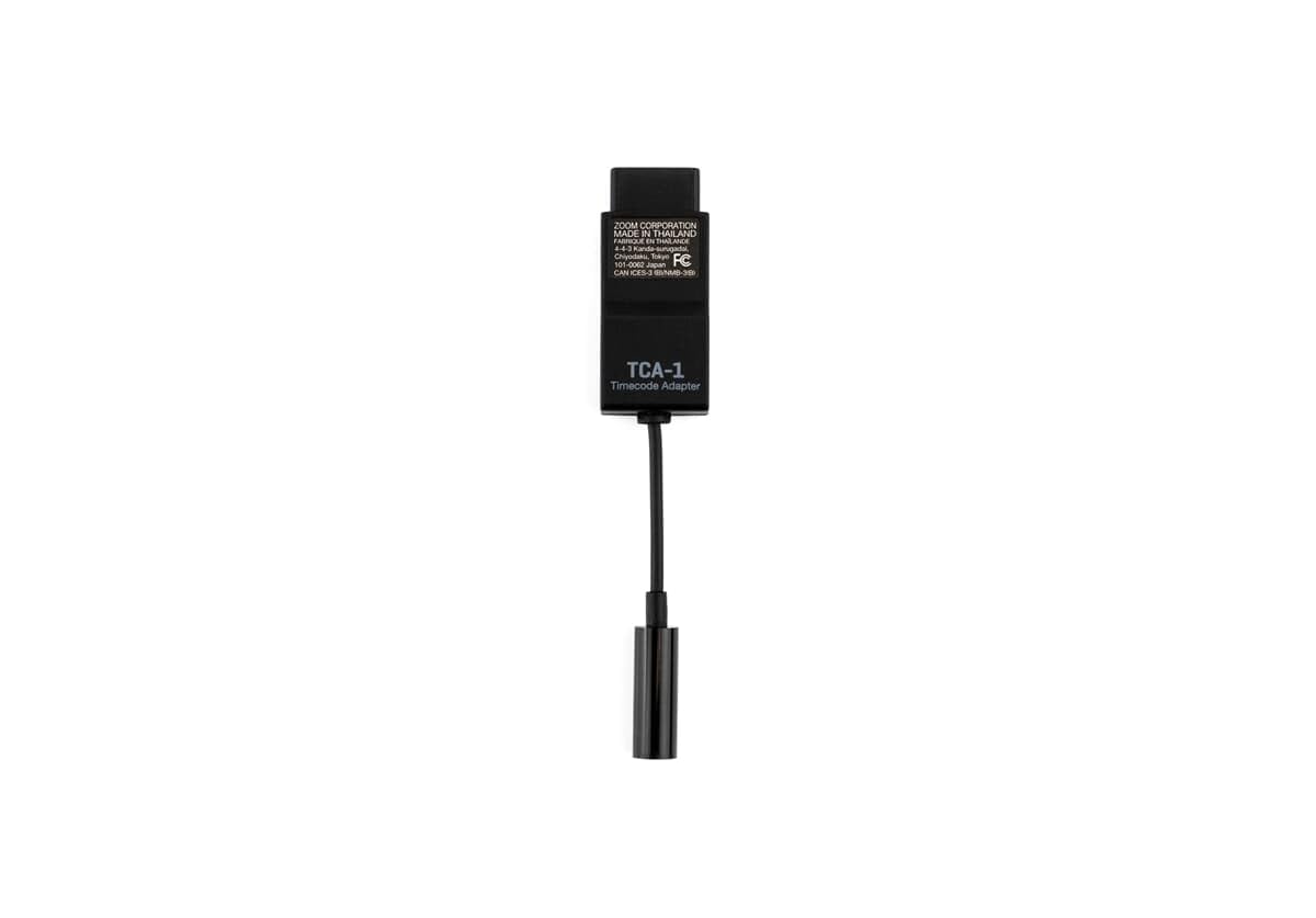 ZOOM TCA-1 Adapter Timecode, precyzyjny generator timecode do synchronizacji audio wideo do rejestratorów ZOOM, Czarny