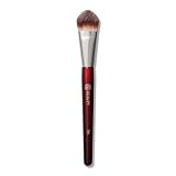 BK BEAUTY 114 DUAL-SIDED CONCEALER BRUSH – Precision Concealer & Powder Makeup Brush for Under-Eyes, Blemishes, and Touch-Ups, Soft Vegan Bristles