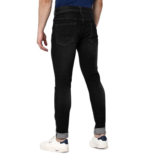 Image of Spykar Men's Skinny Fit Low-Rise Casual Jeans