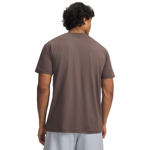 Image of Under Armour Mens, Sportstyle Left Chest Short Sleeve, Peppercorn /Black, Large