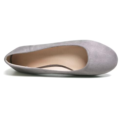 Image of Dear Time Women's Flats Comfortable Slip On Ballet Flats Soft Solid Casual Shoes