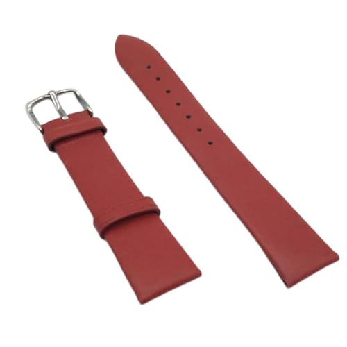 Correas de cuero para reloj hombre y mujer correas finas de 16mm 22mm pulseras piel