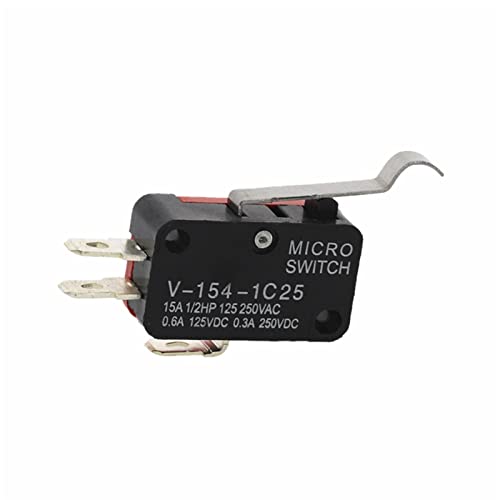 Interrupteur fin de course SPDT V-154-1C25 pour stopper l'usure mécanique des butées d'axes de guidage