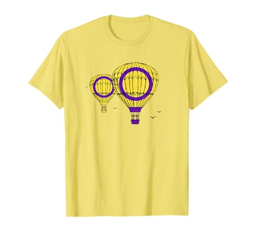 Intersex Pride Heißluftballon LGBT Intersex Flagge Outdoor T-Shirt