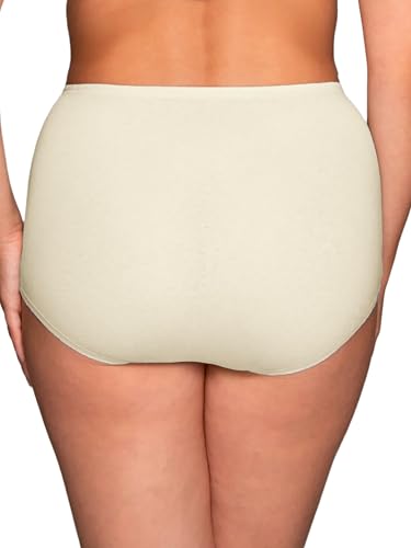 Image of Vanity Fair Women's High Waisted Underwear, Full Coverage Ladies Panties, Perfectly Yours Briefs