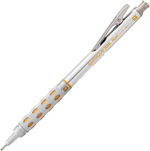 Pentel Graph Gear 1000 Automatic Drafting Pencil - 0.9mm, Yellow Accents