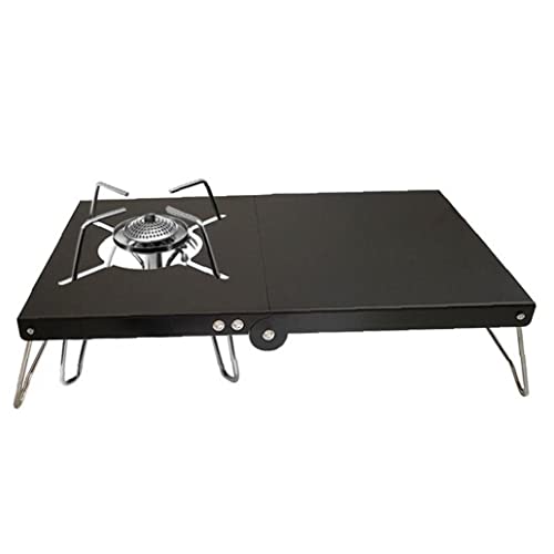 Table de poêle pliante extérieure pour cuire sans coupure de vent