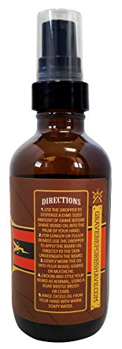 Grave Before Shave Beard Oil (Cigar Blend) 4 oz. Bottle