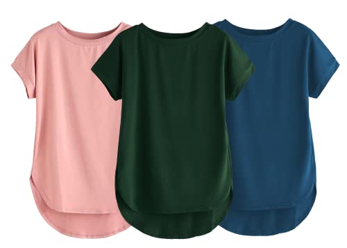 Image of Fabricorn Stylish Plain Up and Down Cotton Tshirt for Women