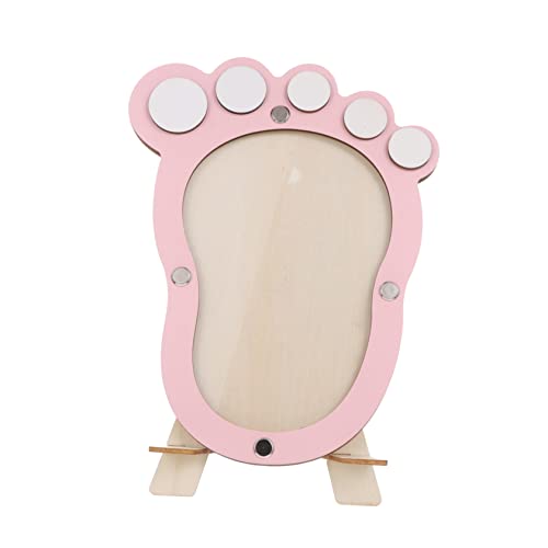 FAVOMOTO Footprint Baby Photo Frame Simple Fashionable Growth Record for New Mom