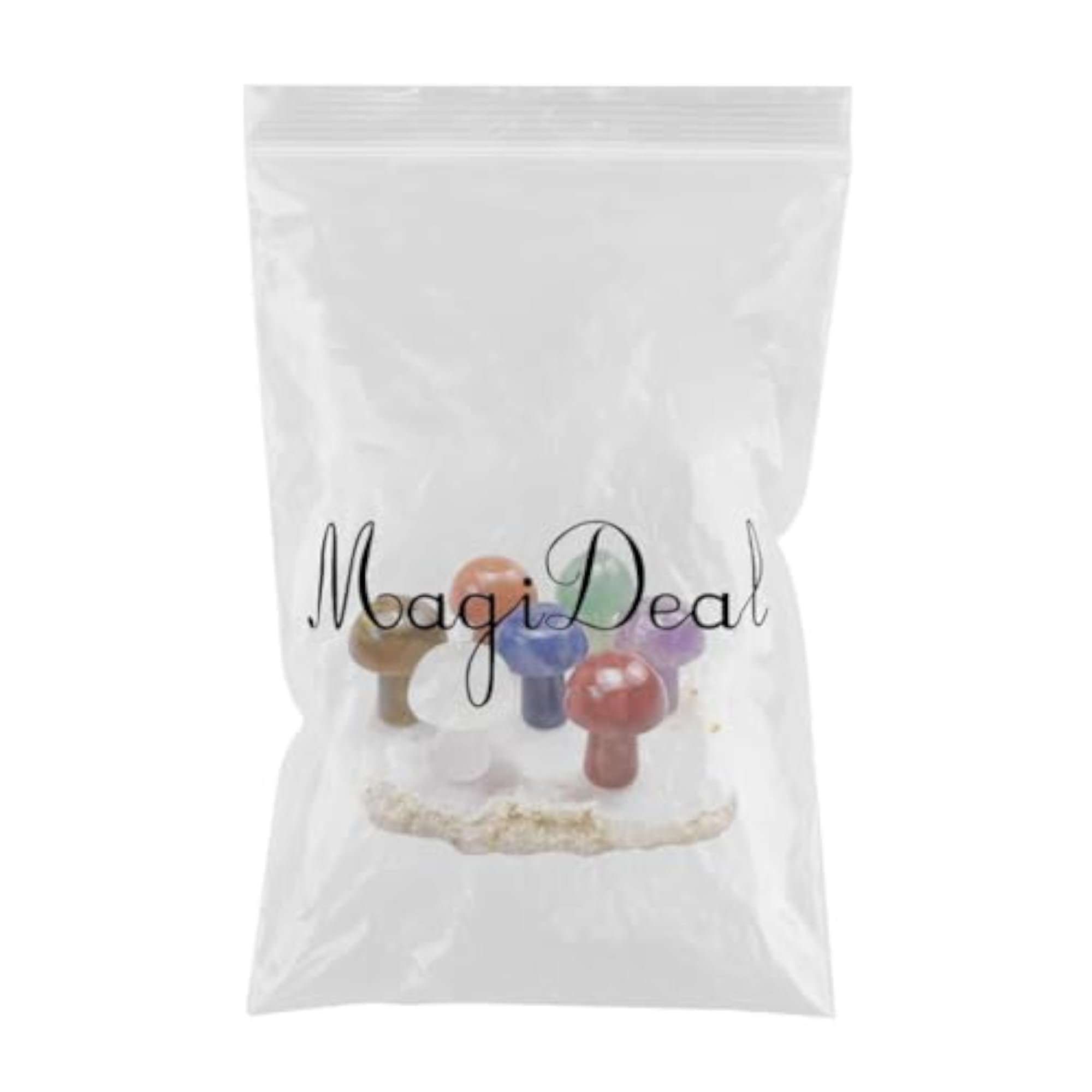 7X Mushroom Crystal Gemstone for Lucky Meditation Gift