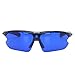 CHEOTIME Sport Sunglasses, Lightweight PC Visual Tracking Eyewear, Storage Bag Cloth Special Colored Lenses Golf Ball Finder Glasses for Running Golf Softball Bike