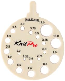 KnitPro Round Needle Size Gauge, Ivy