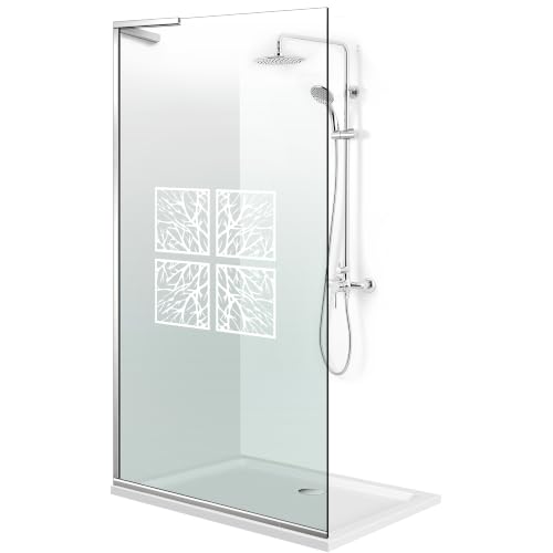 Mampara de ducha segura con cristal de 8 mm que evita vibraciones y roturas en el baño 4