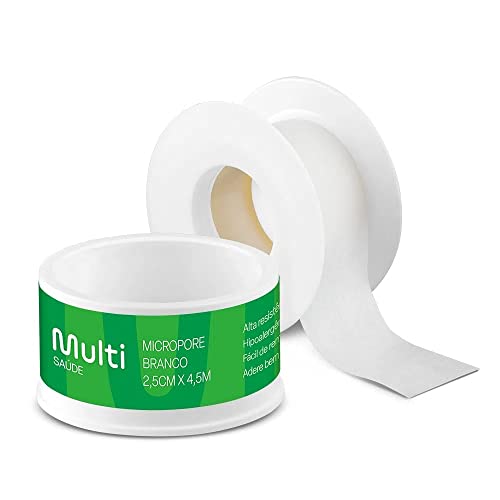 Micropore Branco - 2,5 x 4,5 cm - Multi Saúde - HC323