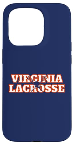Virginia Lacrosse Team Lax Player �`�[���M�t�g ���N���X�w�����b�g �X�}�z�P�[�X iPhone 15 Pro �p