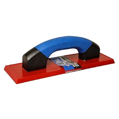 Troxell USA 4" x 9" Solid Urethane Grout Float with SoftGrip Handle