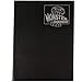 Monster Binder - 9 Pocket Trading Card Album - Matte Black w White Pages - Holds 360 Yugioh, Magic, and Pokemon Cards