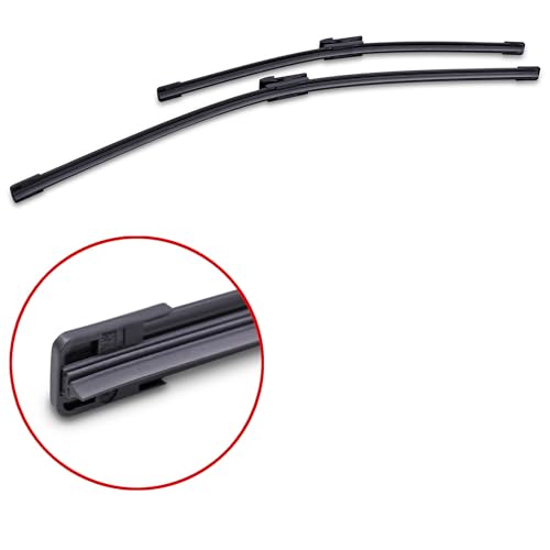 Image of BOSCH 3397014422 AeroTwin Wiper Blade Combo Pack - Set of 2 (26 inch & 20 inch) | Driver and Passenger Side Original Equipment Replacement Blades