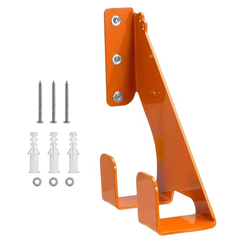 HeftyRack - Supporto da parete per motosega, resistente, in acciaio, per l'organizzazione del garage, organizer per accessori e strumenti per motosega