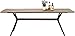 Produktbild Kare Tisch Downtown 220x100cm, 80759, großer, massiver Echtholz Esstisch, Esszimmer Tisch aus Eiche Massivholz, (H/B/T) 77 x 220 x 100cm