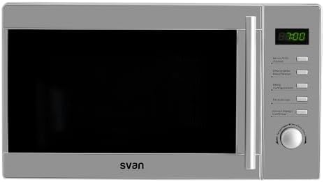 Svan Microondas 20 Litros con Grill Inox SMW2700DGX. 700W, Grill ...