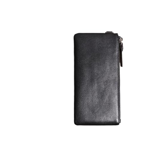Portefeuille long en cuir véritable idéal pour vos sorties avec sa pochette fine de rangement