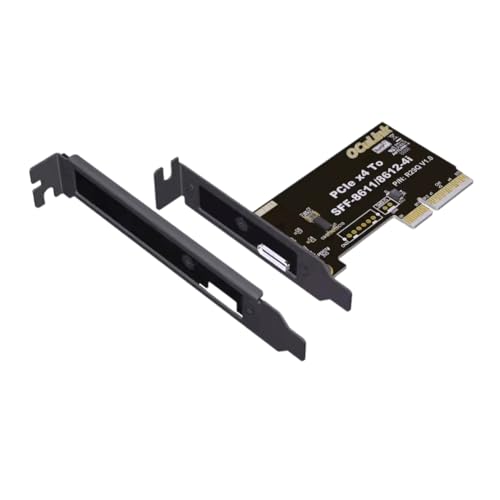 Adaptateur OCuLink SFF-8612 PCIe 5.0 X4 M.2 extension stockage NVMe externe PC