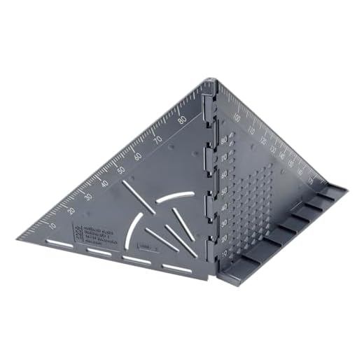 wolfcraft Vario 3D Measuring and Marking Angle I 5209000 I Foldable Project Aid for Measuring on Surfaces and Three-Dimensional Workpieces