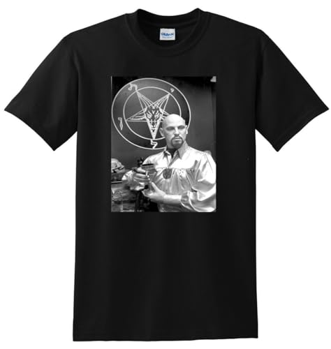 Sleeve type: short sleeve ewewerdrERA Anton LAVEY T Shirt Church of Satan Small Medium Large or XL Black S