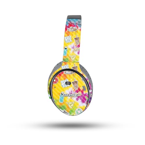 Image of MightySkins Carbon Fiber Skin Compatible with Bose QuietComfort 35 II Headphones - VSCO4 | Protective, Durable Textured Carbon Fiber Finish | Easy to Apply, Remove, and Change Styles