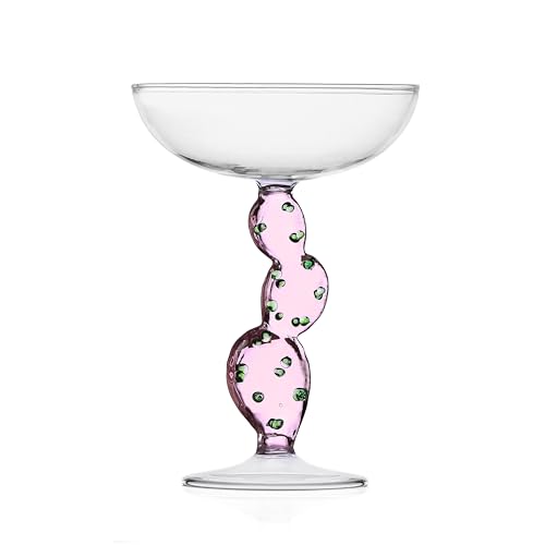 Copa de champán Ichendorf Milano de vidrio borosilicato soplado a mano 2