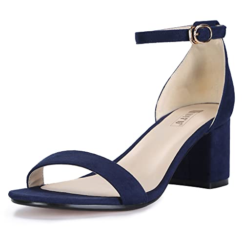 IDIFU Low Block Heel Sandals