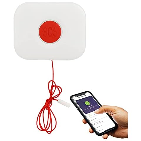 Wolf Guard WiFi SOS Button for Disabled/Elder/Child/Friend,Health Alert System Cover