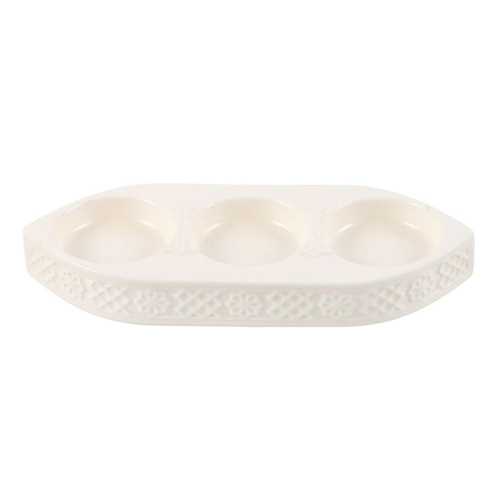 Geometric Triple Tealight Holder | Modern Table Decor | Metal Candle Holder
