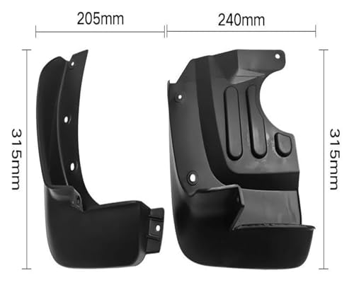 Garde-boue Nissan NV350 accessoires bavettes auto contre projections