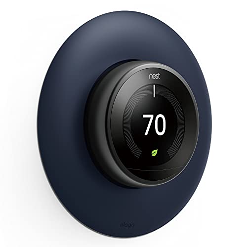 elago Wall Plate Cover Designed for Google Nest Learning Thermostat (Matte Jean Indigo) - Compatible with Nest Learning Thermostat 1st/2nd/3rd Generation [US Patent Registered]