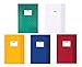 Produktbild Herlitz 5 Heftumschläge/Hefthüllen Din A4 / Baststruktur / 5 (Grundfarben/Sortiert, 5er Pack | A4)