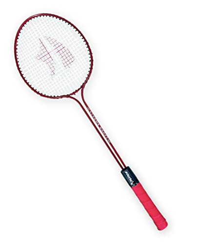 Image of Classic Double Shaft Xtreme Set of 4 with 3 Plastic Shuttles Badminton Kit (Red)