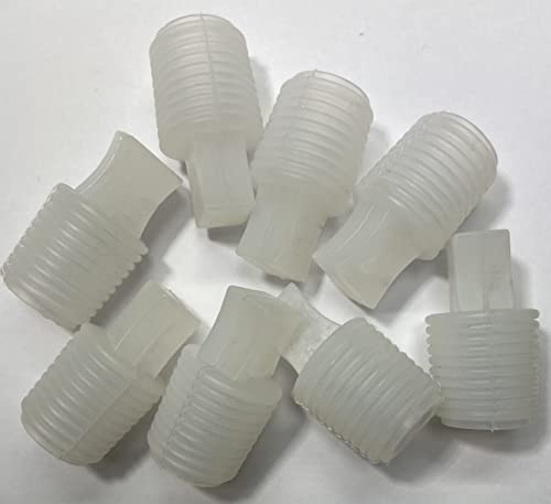 Image of Protection Force Ribbed Tapered Insert Plug Stopper for 29 /32 inch 15 /16 inch 22.5-24mm ID Hole Thread Tube Bottle Openning (Pack of 10) Reusable Rubber