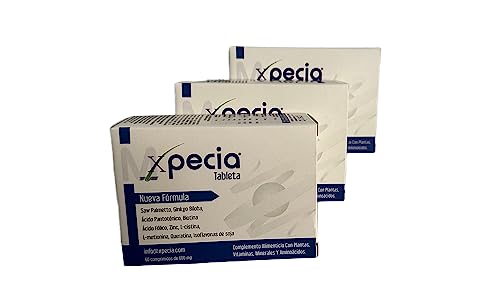XPECIA Mens Anti-Hair Loss Blocks DHT Hair Growth Formula 180 Tablets