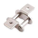 TSUBAKI - 60ASK1CL - 600 Stainless Steel, Single Strand Attachment Link, for Industry Chain Size: 60, PK 5