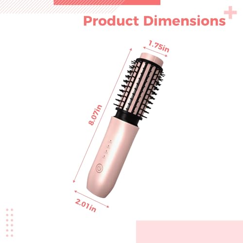 Plancha y rizador inalámbrico 2 en 1 para cabello miniatura 2