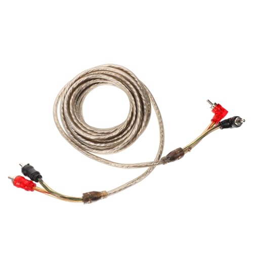 OUNONA Subwoofer Wire Kit Pure Speaker Wire with Plugs for Car Audio Systems Reliable Connections Sound Compatibility for Easy Installation