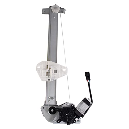 TRQ Rear Passenger Side Power Window Motor and Regulator Assembly Power Compatible with 2008-2012 Honda Accord Sedan 2010-2011 Accord Crosstour 2012-2015 Crosstour