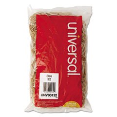 (3 Pack Value Bundle) UNV00132 Rubber Bands, Size 32, 3 x 1/8, 740 Bands/1lb Pack