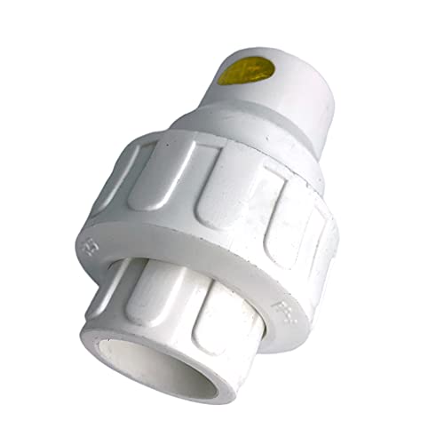 1 válvula de retención PPR de 32 mm, 1 pulgada, accesorios de tubería, color blanco