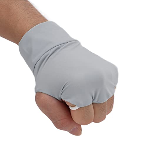 Milltrip UV Half Finger Gloves, Half Finger Gloves Breatheable Ice Silk Sunsceen Outdoor Gloves for Men and Women(M-Right Hand)